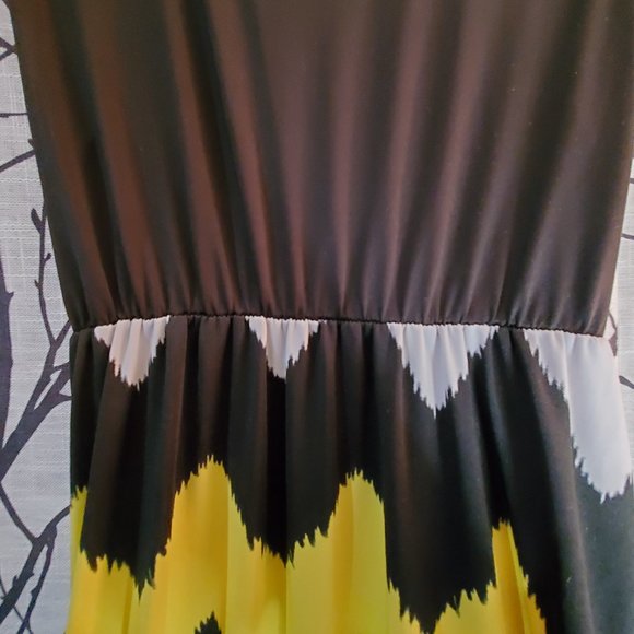 Multi Color Block Maxi Dress in Large - Picture 2 of 15